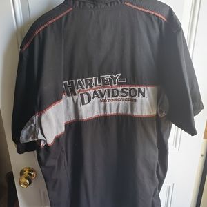 Mens Harley Davidson button up